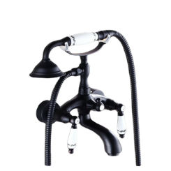 Single handle Antique Black Shower Column Set