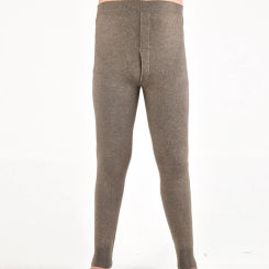 SZDYQH Hot Sale Thin Pants Men Autumn Winter Cashmere and Wool Warm Leggings Long High Elastic Male Pants Man High Waist Legging