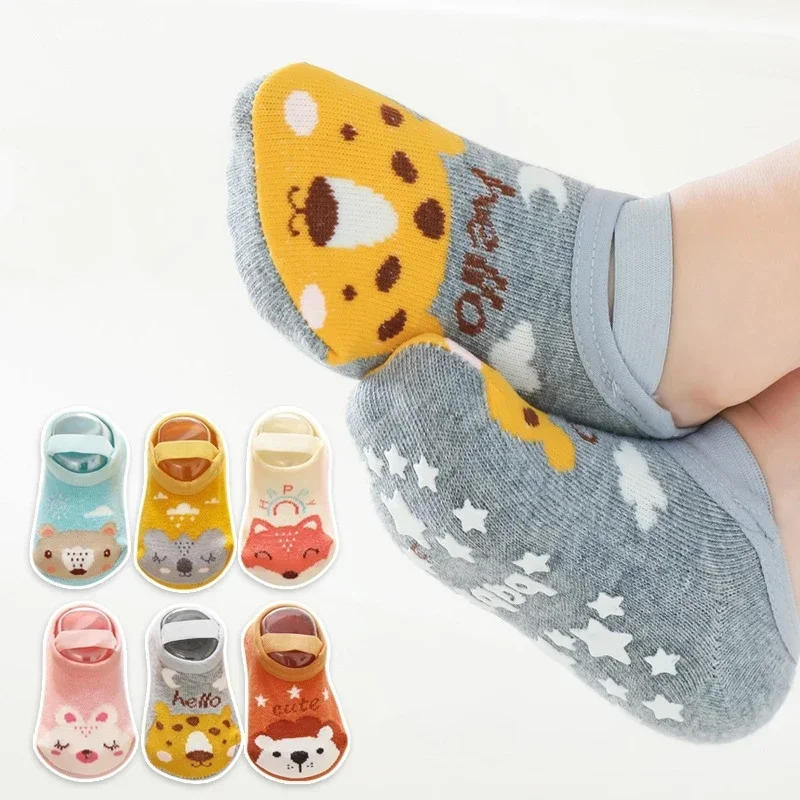 Description Picture 2 of itemChildren Ankle Socks Boys Girls Trampoline Socks Cotton Soft Baby Comfortable Boat Sock Kids Floor Sport Clothing Accessories