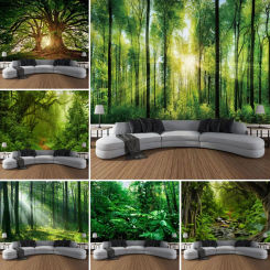 Beautiful Natural Forest Printed Large Wall Tapestry Cheap Hippie Wall Hanging Bohemian Wall Tapestries Mandala House Decor