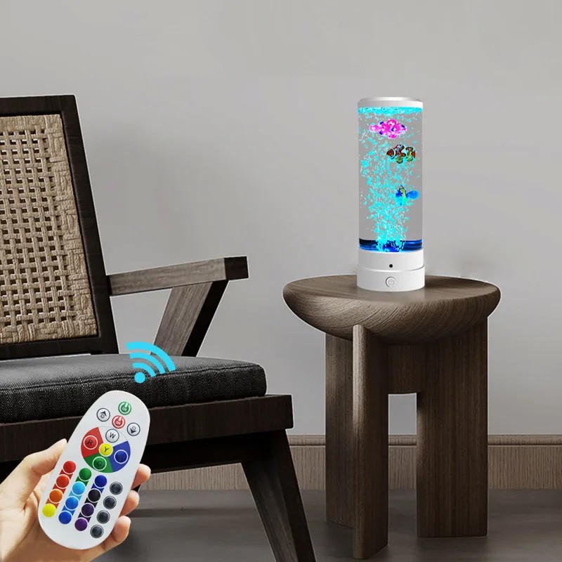 Description Picture 2 of itemLed Fish Bubble Light, Remote Control 7 Colorful Light, Atmosphere Table Lamp, Creative Gift Christmas Gift