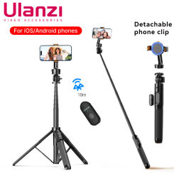 Ulanzi 1.6m SK-05 Magsafe Selfie Stick Tripod with Bluetooth Remote Control Extended Tripod Stand for IPhone 15 14 13 12 Pro Max