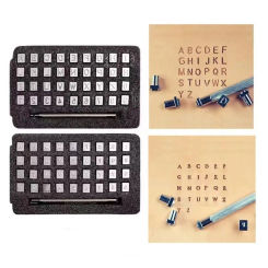 36pcs Leather Letters Seal Printing Tool Set Handmade Goods Leather Carving Printing Mold DIY Custom Label Name Creation Tool