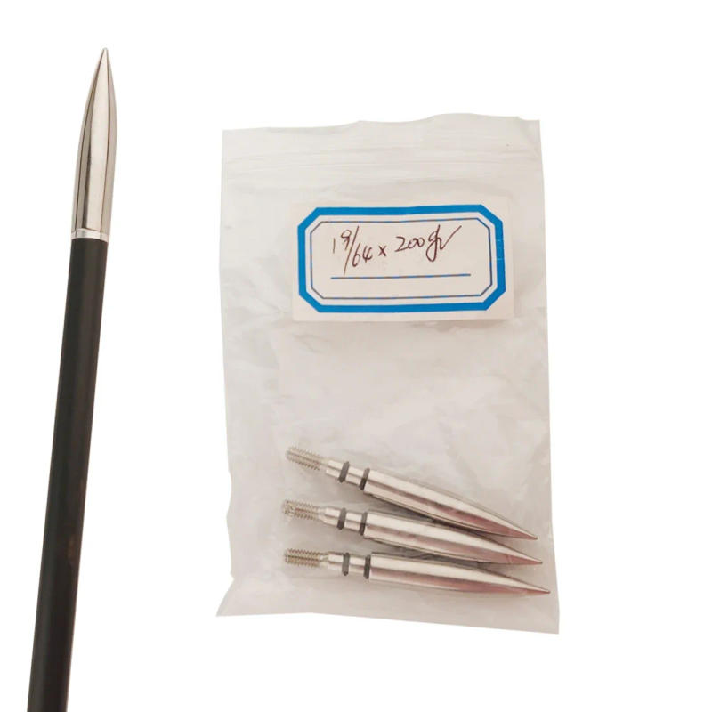 Description Picture 3 of item12Pcs 100-300gr OD 7.14/7.6/7.94mm Arrow Field Points Screw-In Arrowheads Target Practice for Hunting Accessories