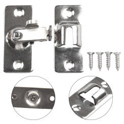 Cabinet Locks Door Buckle Sliding Door Locks 90 Degree Barn Bolt Door Lock Bolt Furniture Hardware For Sliding Door