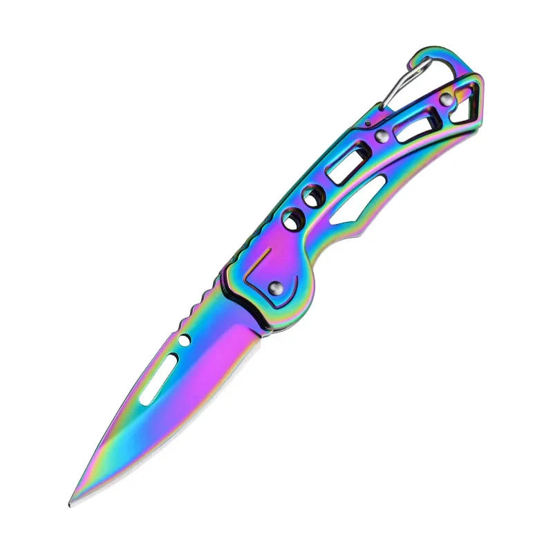 Description Picture 4 of item2024 NEW Stainless Steel Folding Blade Small Pocket Knives Military Tactical Knives