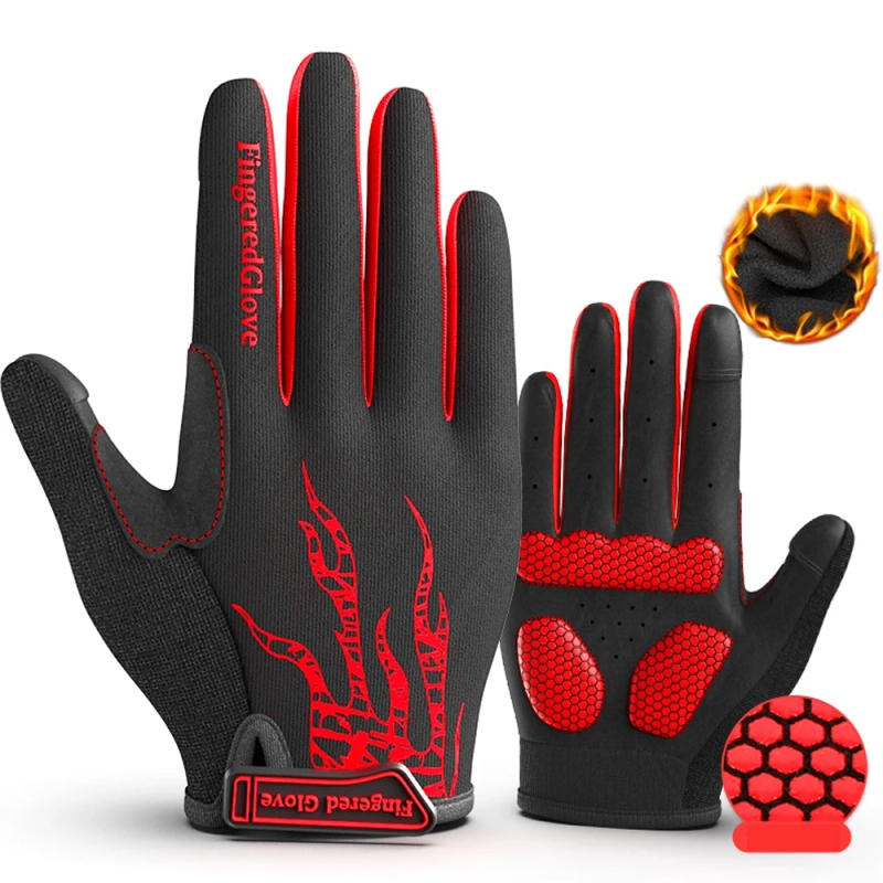 Description Picture 4 of itemWinter Cycling Gloves Polar Fleece Warm Windproof Thermal Gloves Outdoor Sports Touchscreen Motorcycle Biking Gloves Men Women