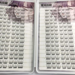 Natural DIY Wispy Fluffy Lash Extension Korean Daily Fluffy false Eyelashes Clusters Perfect for Girls Night Out Eye Makeup