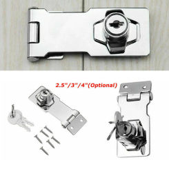 Cabinet Door Lock With Keys Padlock Heavy Duty Cupboard Shed Garage Lock Office Drawer Security Lock Hardware