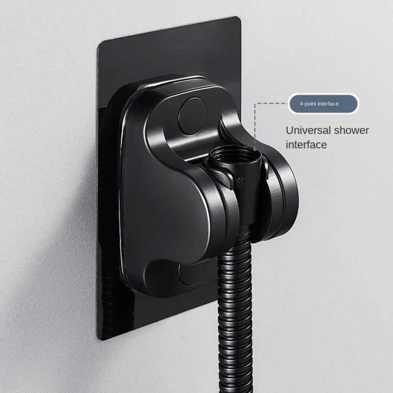 Description Picture 2 of itemSelf-adhesive Shower Arm Head Wall Holder Fixed Base Plate Drill-free Sprinkler Showerhead Sprayer Rack Bracket Home