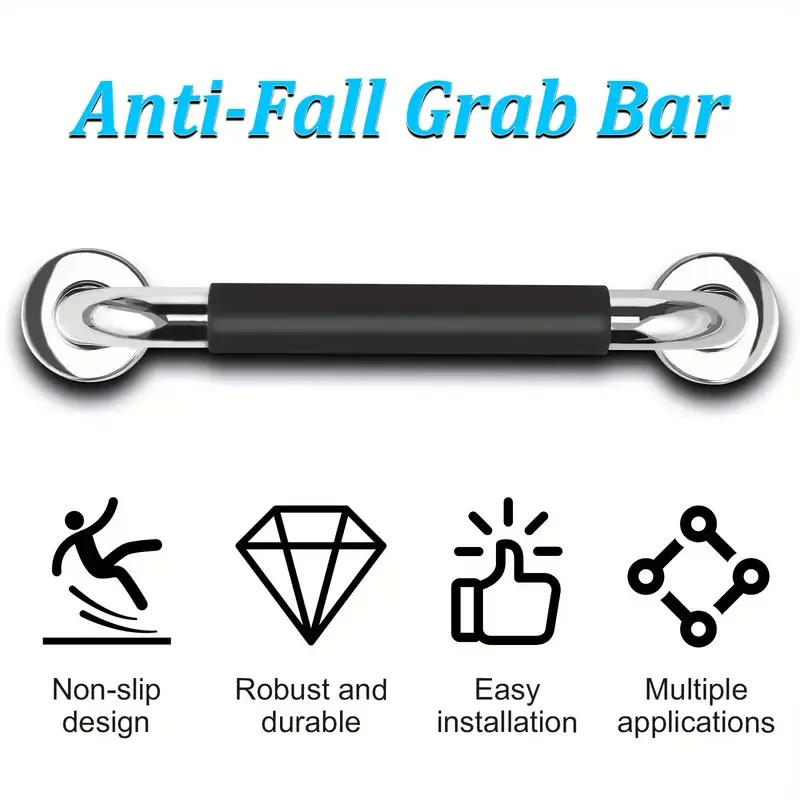 Description Picture 4 of item304 Stainless Steel Grab Bar Bathtub Shower Barrier-free Safety Railings Elderly And Disabled Anti-slip Handles Bathroom Tools