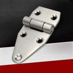 Hinge Stainless Steel Heavy Industrial Electric Cabinet Freezer Car Trailer Caravan Offset Circular Hole Hardware Mechanical