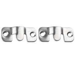 10pcs Cold Rolled Steel Wall Hook Picture Frame Keyhole Hanger Z Clips Bracket Sofa Bed Interlocking Flush Mount Bracket