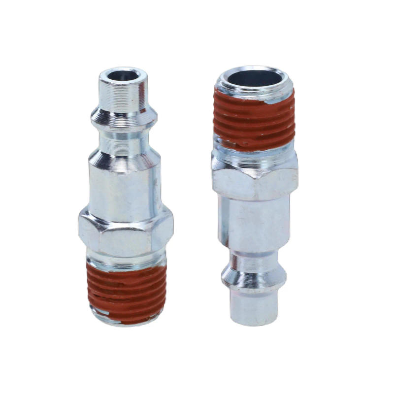 Description Picture 3 of item5 PCS Air Hose Fitting 1/4 Inch NPT Male Air Line Fitting Hose Compressor Quick Release Connector For Hardware Pneumatic Tools