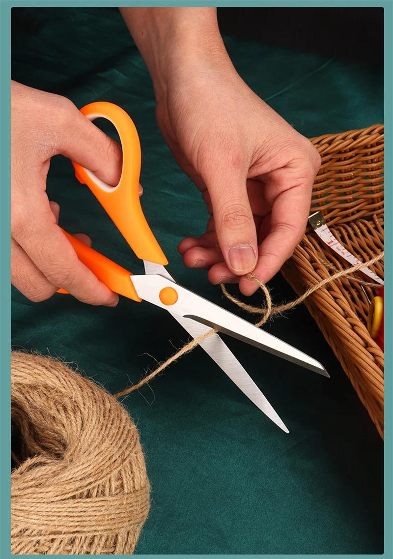 Description Picture 6 of itemSewing Scissors Stainless Steel Professional Tailor Scissors Fabric Cut Cross Stitch Scissor Cloth Cutter DIY Sewing Supplies