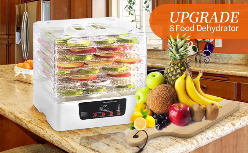 Description Picture 2 of itemFood Dehydrator 8-layer Dryer Air Dryer Household Fruit and Vegetable Dryer with Adjustable Temperature Timer Control