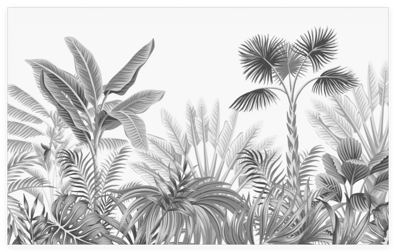 Description Picture 5 of itemCustom size mural rainforest plant banana leaf background wall murals Photo Home decor Bedroom living room 3d wallpaper