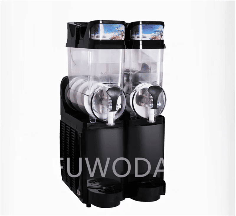Description Picture 3 of itemCommercial Frozen Drink Slush Machine 15L*2 Margarita Slush Soft Ice Cream Juice Machine 15L Each Bowl Smoothie Beverage Machine