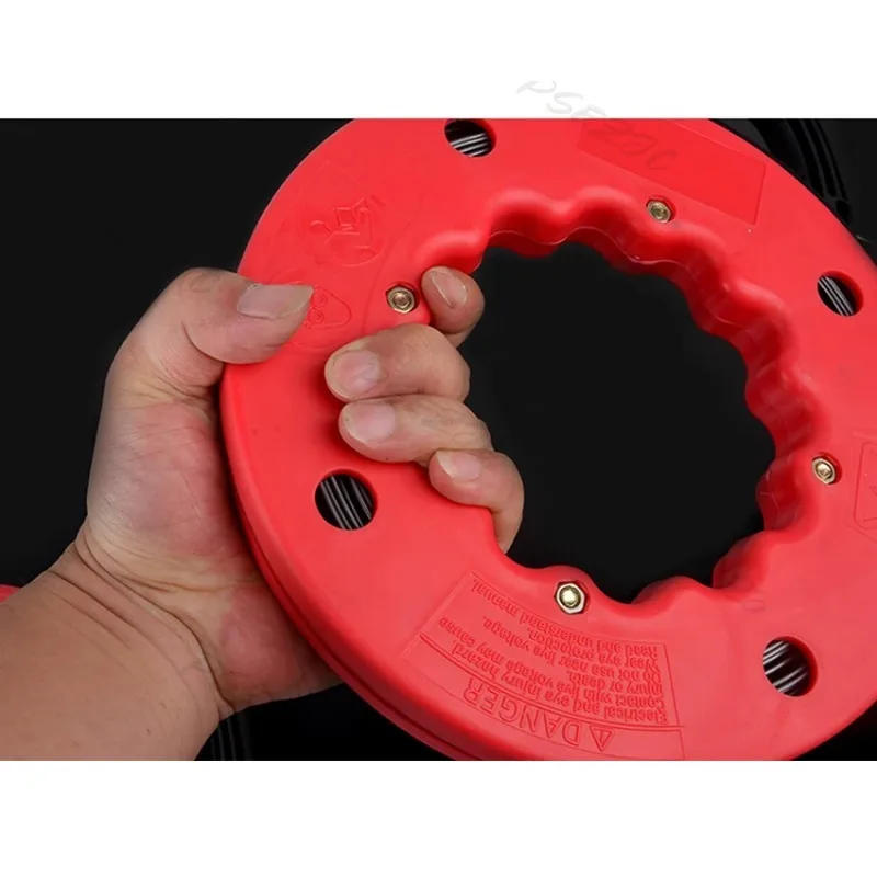 Description Picture 3 of itemPortable Electrician Wall Pipe Iron Wire Strip Roll Box Electrician Storage Wiring Tool wire puller