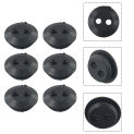 Fuel Tank Rubber Grommet 2 Holes Hedge Trimmer Outdoor Power Equipment Replacement Seal Grommet String Trimmer Parts