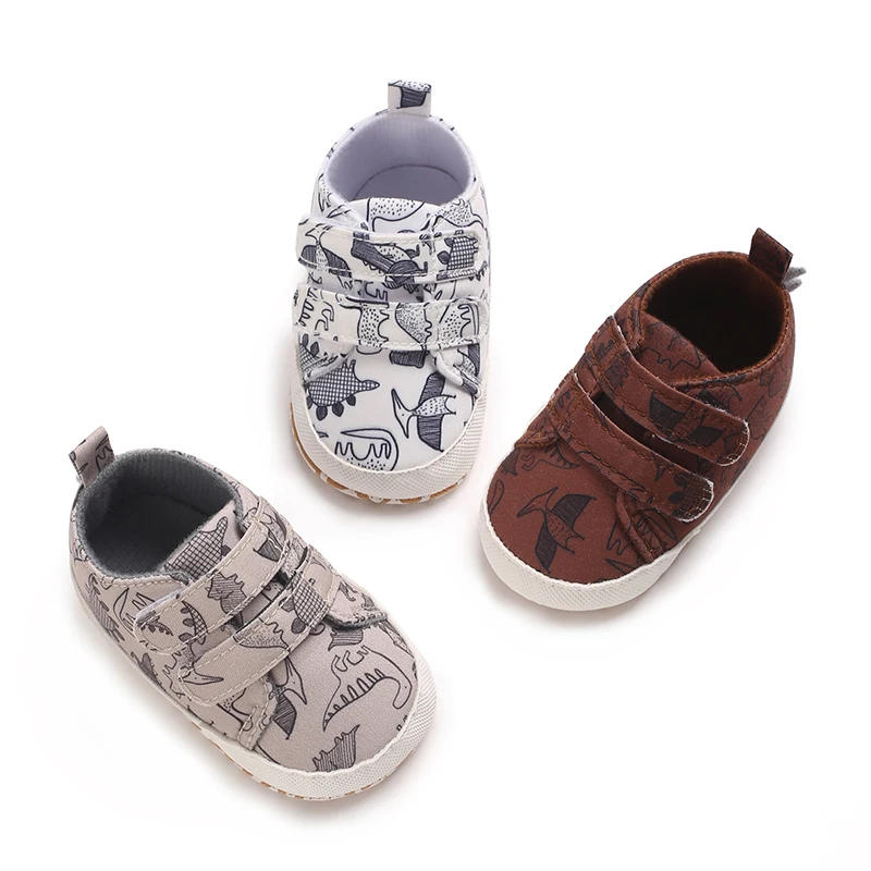 Description Picture 6 of itemCute Animal Pattern Breathable Toddler Walking Shoes For Babies Aged 0-18 Months Non Slip Soft Soled Canvas Casual Shoes