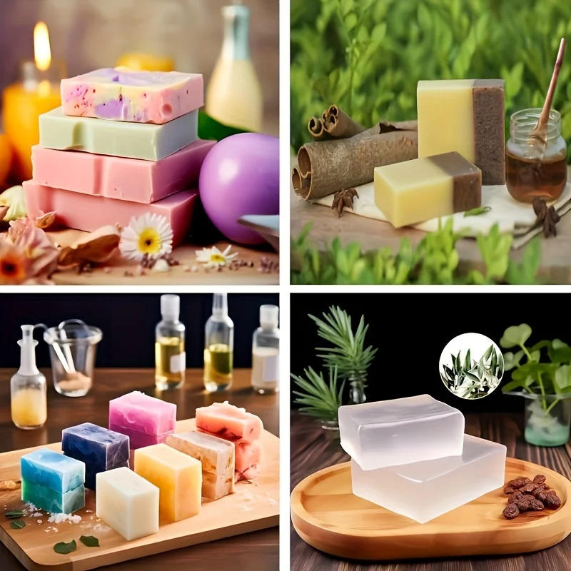 Description Picture 4 of item8.82Oz Vegetable Soap Base, Diy Handmade Soap Materials Melt & Pour for Optimal Soap Making Olive Oil Natrual Formula