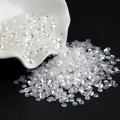 Sequin Crystal Transparent 3mm 4mm 5mm 6mm Pvc Round Flat Cup Loose Sequins Paillette Sewing Wedding Craft DIY Accessories 10g