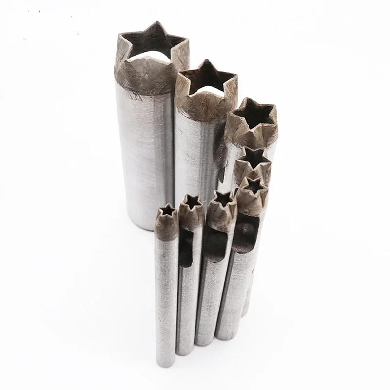 Description Picture 5 of itemPentagram Shape Leather Punch Five Stars Die Cutting Tools For Plastic Wood Belt Hole Punching Leather Craft DIY