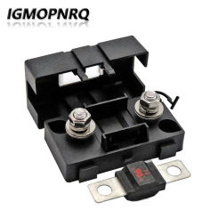 1Set(2PCS) ANS Trumpet Fork Plug Fuse 32V 40A 50A 60A 70A 80A 100A 125A 150A 200A Bolt Fixed Insurance + ANS-8 Safety Plate Base