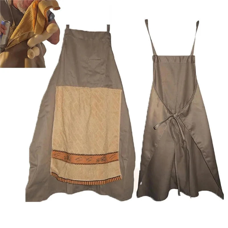 Description Picture 3 of itemChef's Prank Apron Dress Creative Prank Apron For Men The Ultimate Gag Gift Surprise Hiding In Pocket For Funny Cooking Grilling
