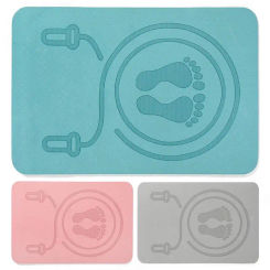 Anti-noise Jump Rope Mat Exercise Shock Absorption Yoga Mat High Density Board Outdoor Gym Sports TPE Skipping Mat For Fitness