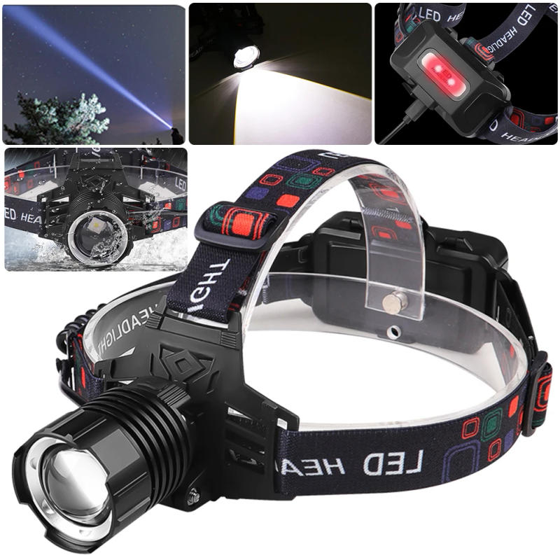 Description Picture 5 of item1200LM LED Work Light 3 Light Modes Multifunctional Head Torch IPX4 Waterproof Adjustable Light Head for Camping Running Hiking