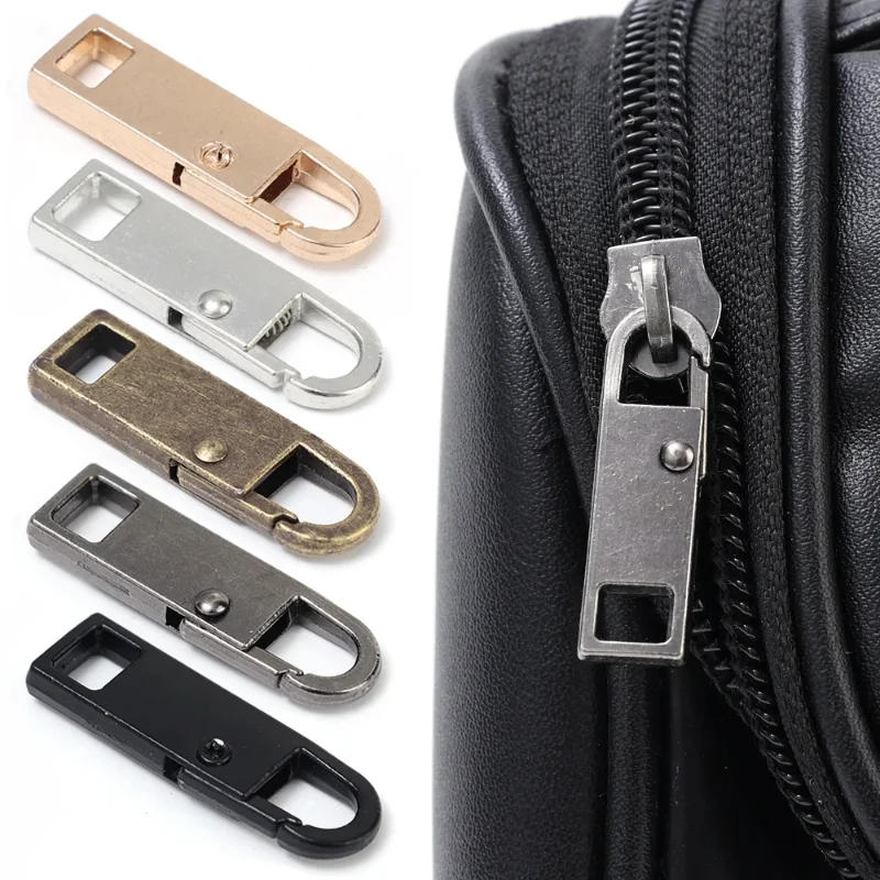 Description Picture 6 of item1/5PCS Detachable Metal Zipper Pullers Universal Zipper Sliders for Repair Backpack Coat Zippers Head Tab DIY Sewing Accessories