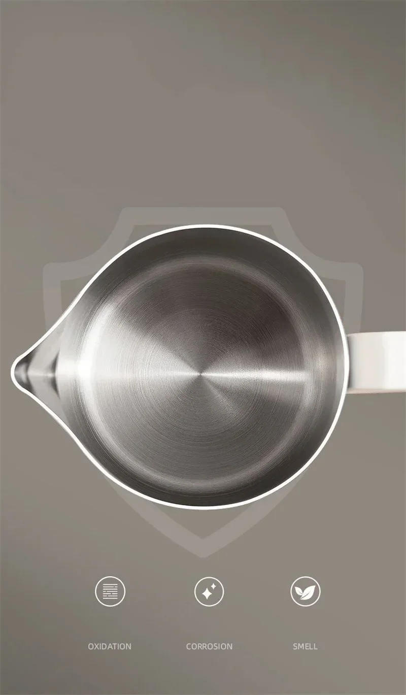 Description Picture 3 of item304 Stainless Steel Coffee Pots with Scale Coffee Milk Frothing Pitcher Jug Espresso Steaming Pitchers Milk Foam Jug Coffee tool