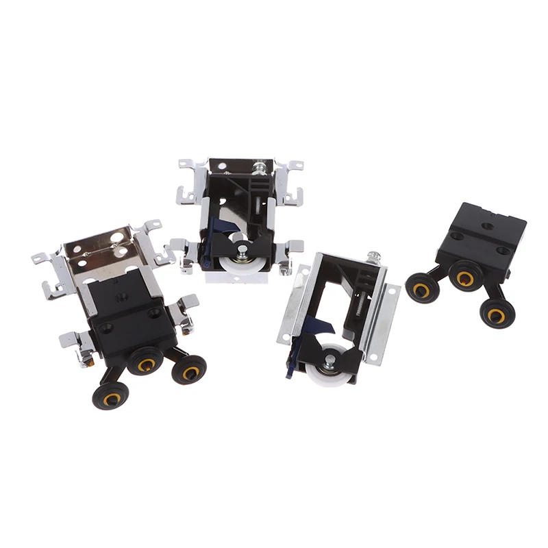 Description Picture 2 of itemSliding Wardrobe Door Part Top/bottom Down Wheels/Runner/Guides Kit Side-mounted Hanging Sliding Pulley Open Wheel For Cabinet