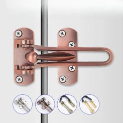 Stainless Steel Anti-theft Chain Thickened Hidden Anti-theft Buckle Selected for Home Decoration Hidden Lock for Entrance Door