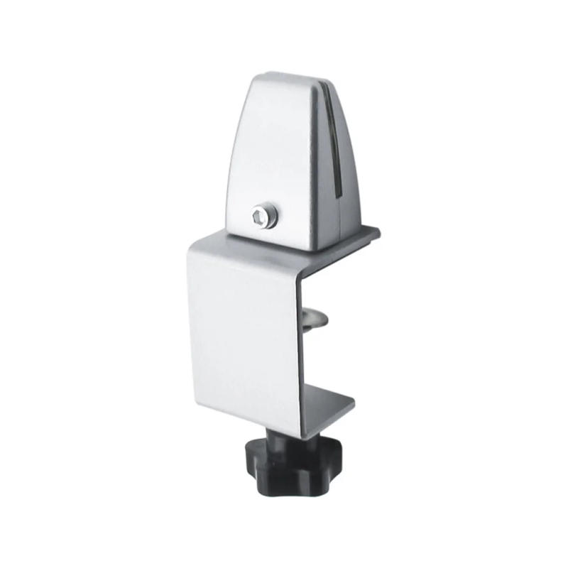 Description Picture 2 of itemPartition Clip Glass Clamp Bracket Household Accessories No Drill