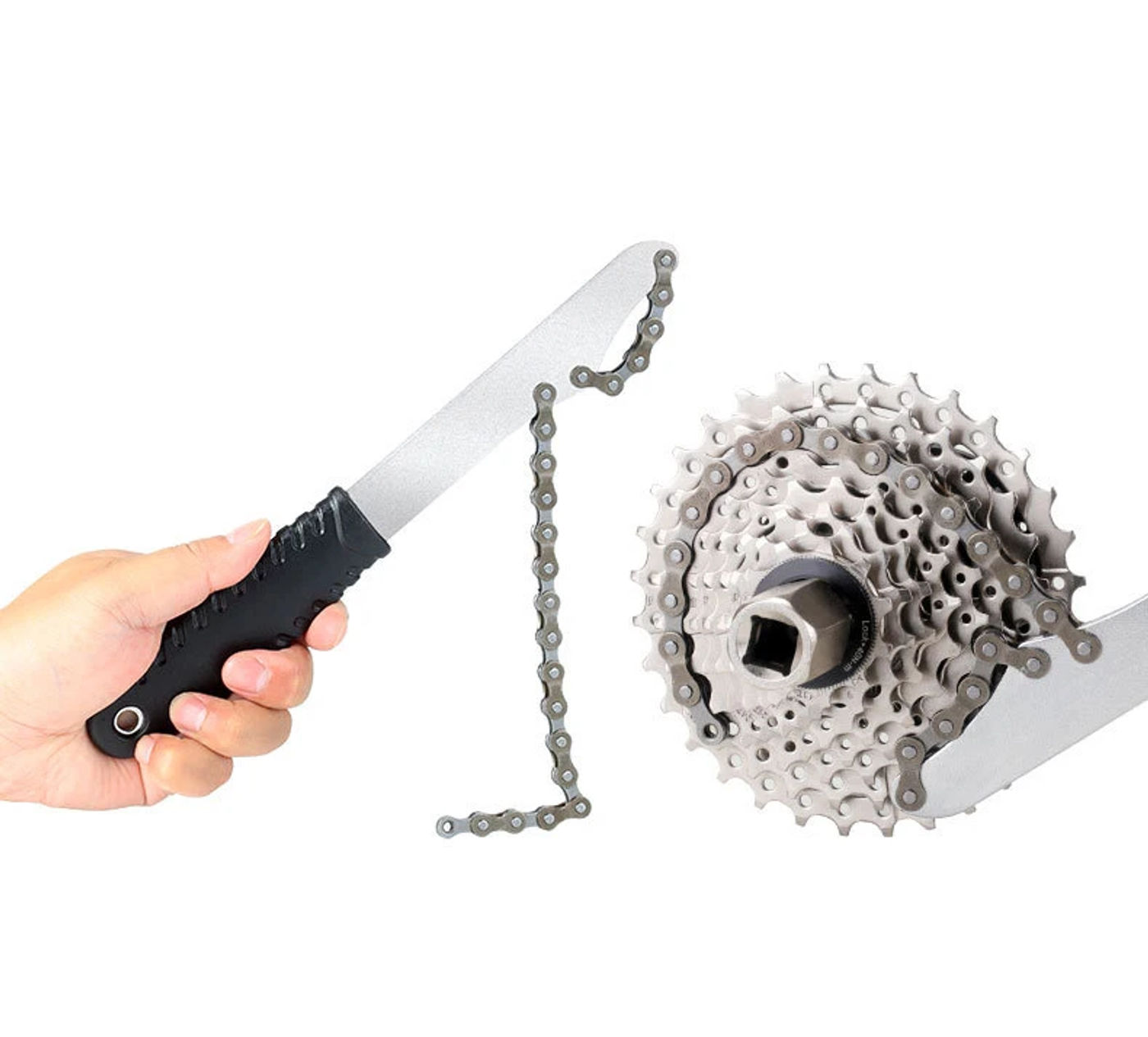 Description Picture 3 of itemTOOPRE Bike Sprocket Remover Chain Whip Tool For Cassette Freewheel Turner Bicycle Chain Repair Kit Wrench