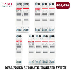 1P 2P 3P 4P 40A 63A MTS Dual Power Manual Transfer Interlock Circuit Breaker Din Rail Isolating Discounnecting Switch