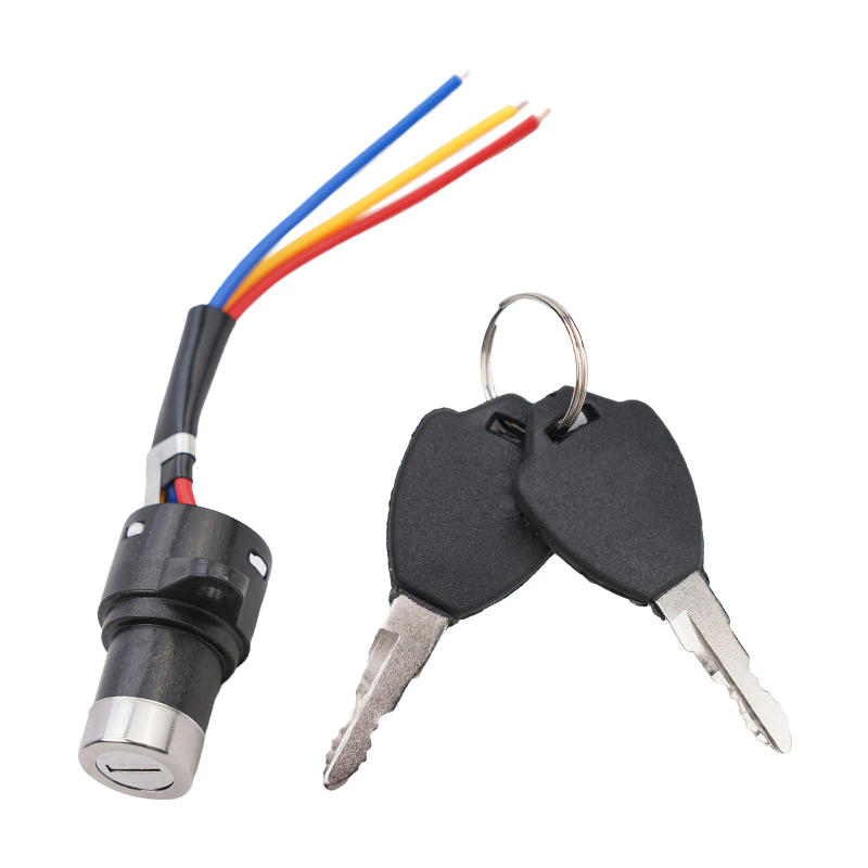 Description Picture 5 of itemE-Bike Ignition Key Switch 3 Wire Position For Electric Scooter Lock+Key Ignition Key Switch Electric Bicycle Accessories