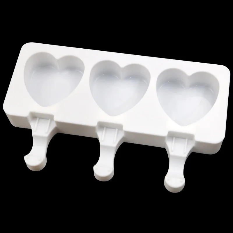Description Picture 5 of itemSummer 3-link love silicone ice cream mold DIY creative ice cream mold without stick