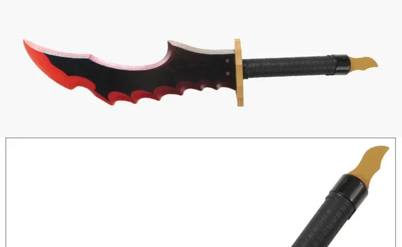 Description Picture 3 of itemAnime Solo Leveling Kanata Sword Mizushino Shun Cosplay Prop Ninja Knife Real Size Japanese Katana Samurai Sabre Kid Toy Gifts