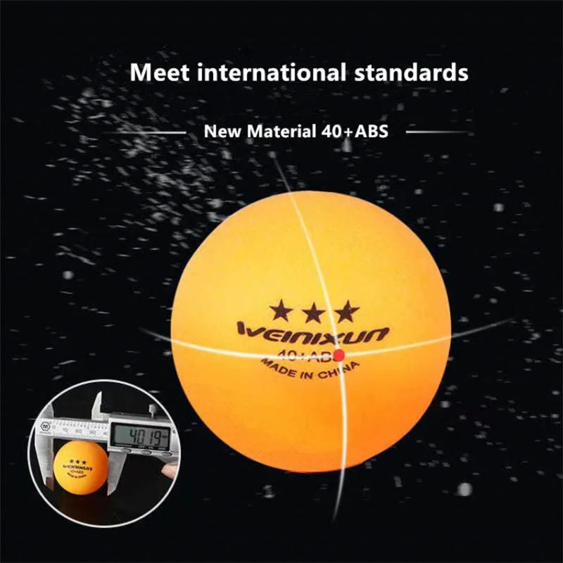 Description Picture 2 of item3-star Table Tennis Balls New Material A40 High-elastic Durable Training Table Tennis Balls Ping-Pong Balls