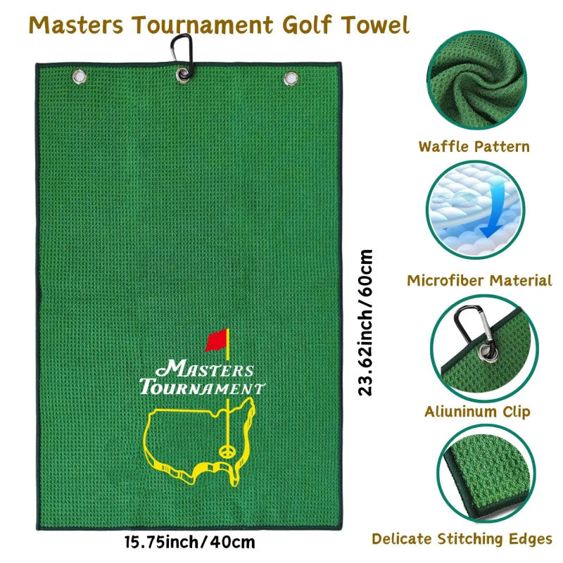 Description Picture 3 of itemFunny Microfiber Premium Golf Towel, Embroidered Golf Towels for Golf Bags for Men&Women, Golf Accessories for Men Golfers
