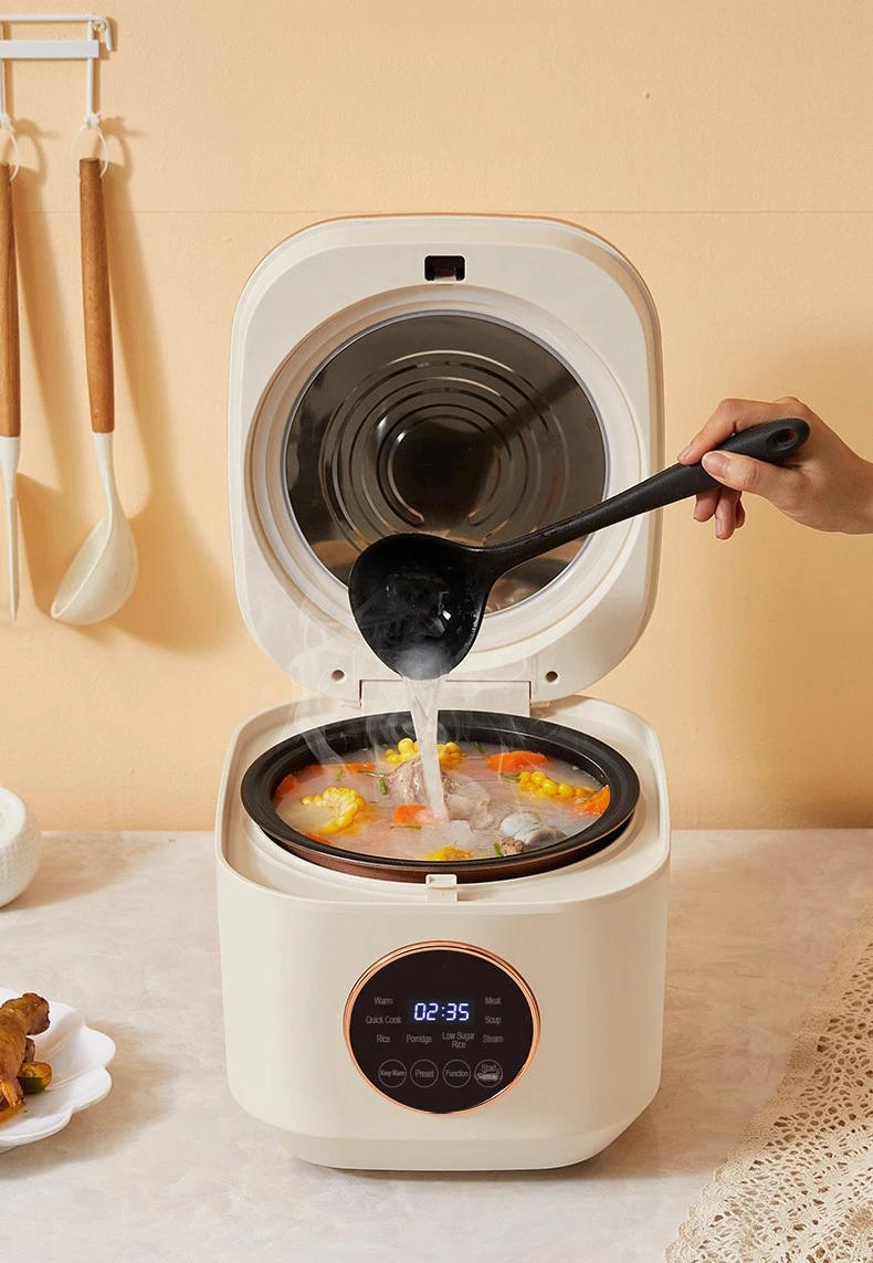 Description Picture 3 of itemSmart Mini Rice Cooker 5L Multifunction Cooker 2-3 People Portable Electric Cooker Nonstick Pot for Kitchen Home cooking Machine