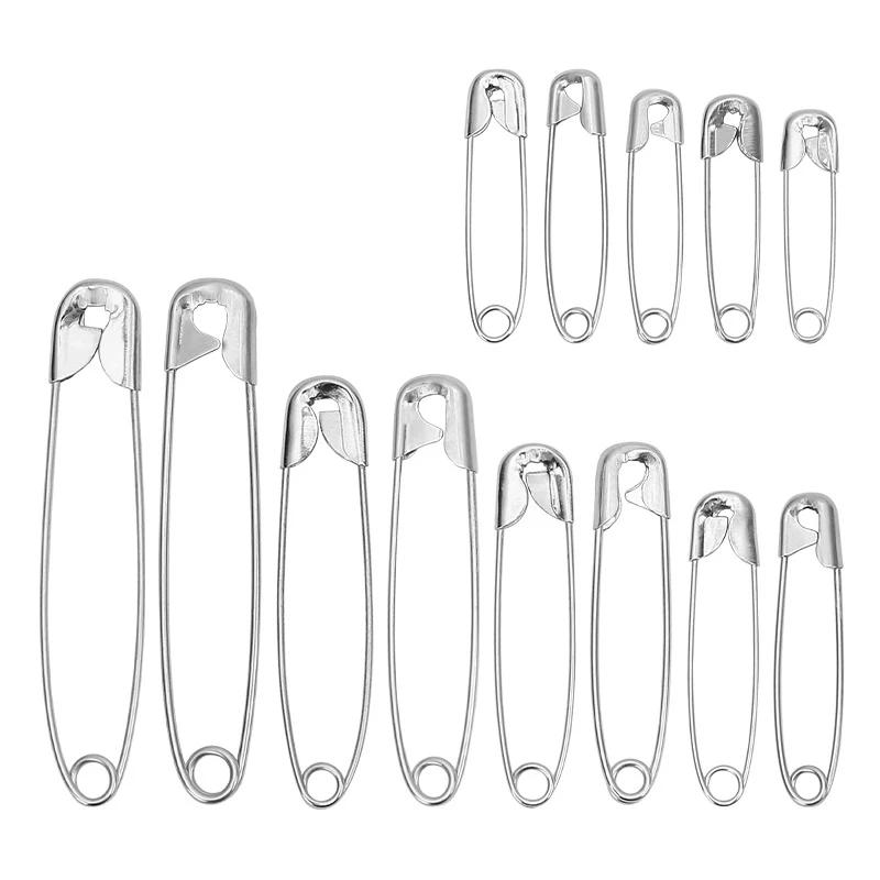 Description Picture 4 of item280 Piece Set of Safety Pins, Silver Anti Rust Pins, Used For Sharp Edge Pins in Clothing Sewing Arts and Crafts