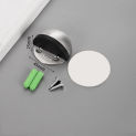 New Stainless Steel Door Stopper Nail-free Non Punching Door Suction Anti-collision Hardware Door Stop Door