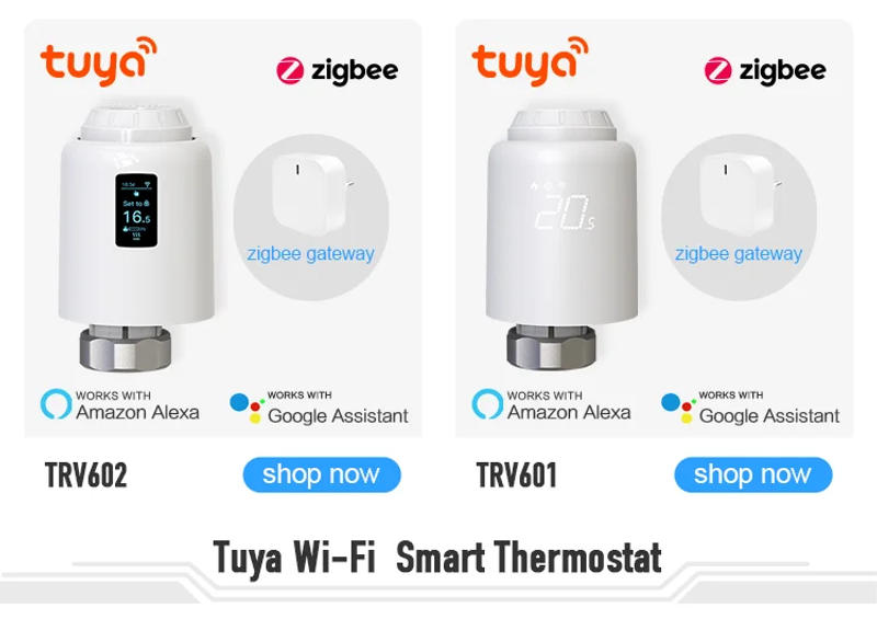 Description Picture 5 of itemTuya TRV Wifi Thermostat Smart Thermostatic Head Radiator Valve Actuator Heating Temperature Controller Alexa Google Home