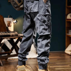Trendy autumn new men's workwear pants versatile Japanese youth casual trendy pants