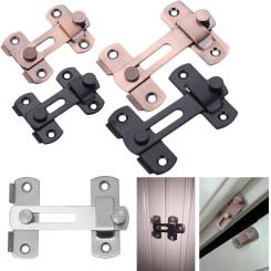 Stainless Steel Hasp for Window Cabinet Sliding Door Lock Home Safety Door Lock Latch Hotel Security Door Bolt Clasp Hardware